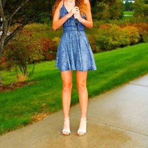 Windsor blue hoco/prom dress